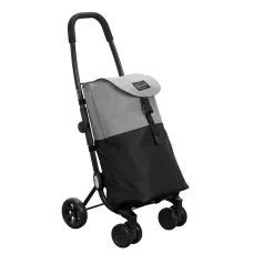Ceruzo Go Four Boodschappentrolley  - Grijs / Zwart - 43.5 liter - by Playmarket