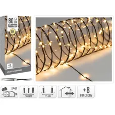 LED Verlichting 80 LED - 6 meter - extra warm wit - Soft Wire
