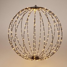 Lichtbol 320 led - Metaal - 50 cm - Kerstverlichting - met Timer - warm wit Lichtbol 320 led - Metaal - 50 cm - Kerstverlichting - met Timer - warm wit