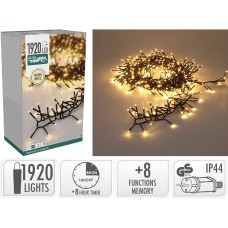 Treecluster Kerstboomverlichting - 1920led - Warm Wit Treecluster Kerstboomverlichting - 1920led - Warm Wit