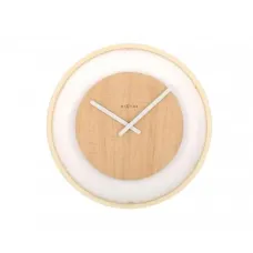 NeXtime klok 3046 Wood Loop, Ø30 cm, Wall, Wood