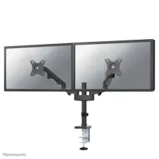 Neomounts DS70-750BL2Desk Pole Mount, clamp/grommet, Duall-mount, 17 - 27 inch