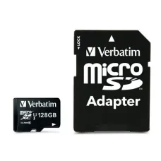 Verbatim 44085 Micro SDXC Premium, 128 GB, MicroSDXC, Class 10, UHS-I, 45 MB/s, 10 MB/s Verbatim 44085 Micro SDXC Premium, 128 GB, MicroSDXC, Class 10, UHS-I, 45 MB/s, 10 MB/s