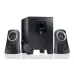 Logitech Z313 Speakerset [2.1 CH, 25 W, 48 - 20000Hz, 2-way, 2x satellite, 1x subwoofer, Black]