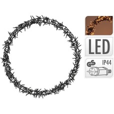 Ceruzo Kerstring Verlicht - 500 LED - Ø58 cm - extra warm wit - 8 Lichtfuncties - Timer Ceruzo Kerstring Verlicht - 500 LED - Ø58 cm - extra warm wit - 8 Lichtfuncties - Timer