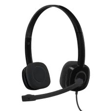 Logitech 981-000589 H151 Stereo Headset, Wired, Office/Call center, 20 - 20000 Hz, Headset, Black Logitech 981-000589 H151 Stereo Headset, Wired, Office/Call center, 20 - 20000 Hz, Headset, Black