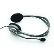 Logitech 981-000271 H110 Stereo Headset [3.5mm,. Microphone, Binaural, Black]