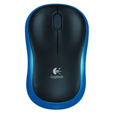 Logitech M185 Wireless Optical mouse blue  [RF 2.4Ghz, 1000 DPI, 3-Button, AA, 10m]