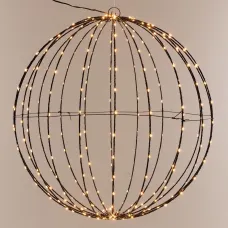 Ceruzo Lichtbol 320 led - Metaal - 50 cm - Kerstverlichting - met Timer - extra warm wit
