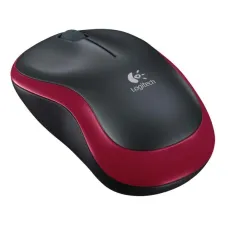 Logitech M185 Wireless Optical mouse red [RF 2.4Ghz, 1000 DPI, 3-Button, AA, 10m]