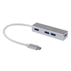 Equip 12895807101 USB-C to 4-port USB 3.0 Hubs, USB 3.2 Gen 1, USB Type-C, USB Type-A, 5000 Mbit/s Equip 12895807101 USB-C to 4-port USB 3.0 Hubs, USB 3.2 Gen 1, USB Type-C, USB Type-A, 5000 Mbit/s