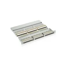 Equip 326448 48-Port Cat.6 Shielded Patch Panel, Black, RJ-45, Cat6, Black, Rack mount, 1U Equip 326448 48-Port Cat.6 Shielded Patch Panel, Black, RJ-45, Cat6, Black, Rack mount, 1U