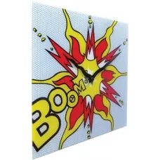 NeXtime klok 8173 Boom, 43x43 cm, Wall ,Red/ Yellow/ White NeXtime klok 8173 Boom, 43x43 cm, Wall ,Red/ Yellow/ White
