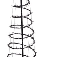 Kerstboom 180 cm - warm wit - waterval effect Kerstboom 180 cm - warm wit - waterval effect