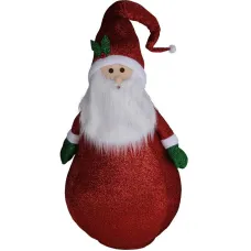 Happy Santa XXL - 120cm - met LED lampjes - met timer - geschikt voor buiten Happy Santa XXL - 120cm - met LED lampjes - met timer - geschikt voor buiten