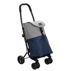 Ceruzo Go Four Boodschappentrolley  - Blauw / Grijs - 43.5 liter - by Playmarket