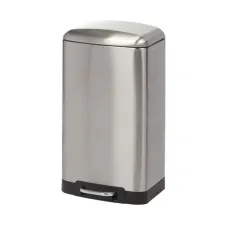 Duett Pedaalemmer - 30 liter - metaal - chroom Duett Pedaalemmer - 30 liter - metaal - chroom