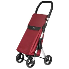 Duett Muuvi Up Rood - Boodschappentrolley - Tasinhoud 46L - 4 Wielen - Opvouwbaar Duett Muuvi Up Rood - Boodschappentrolley - Tasinhoud 46L - 4 Wielen - Opvouwbaar