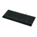 Logitech K280e Keyboard [USB, Full-size, Numpad, Spill-resistant, Palm rest, Black]