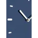 NeXtime klok 3072bl Thumbs up, 40.5x41.5 cm, Wall, Blue/ Silver