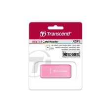 Transcend TS-RDF5R PDF5 Card Reader, USB3.0, SD/microSD , SDHC/SDXC, UHS-I, LED, Roze