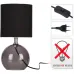 Tafellamp - 24cm - Zwart Tafellamp - 24cm - Zwart
