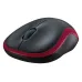 Logitech M185 Wireless Optical mouse red [RF 2.4Ghz, 1000 DPI, 3-Button, AA, 10m]