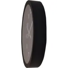 NeXtime klok 2906ma Mercure, Ø 25 cm, Wall, Black NeXtime klok 2906ma Mercure, Ø 25 cm, Wall, Black