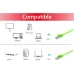 Equip 60764107101 Cat.6A U/FTP Flat Patch Cable, 2.0m, Green, 2 m, Cat6a, RJ45, Green Equip 60764107101 Cat.6A U/FTP Flat Patch Cable, 2.0m, Green, 2 m, Cat6a, RJ45, Green