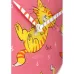 NeXtime klok 8810 Tickle My Tummy, Ø30 cm, Wall, Pink/ Multi-color