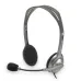 Logitech 981-000271 H110 Stereo Headset [3.5mm,. Microphone, Binaural, Black]