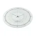 NeXtime klok 8125 Fancy Round, Ø43 cm, Wall, White/Silver NeXtime klok 8125 Fancy Round, Ø43 cm, Wall, White/Silver