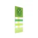 NeXtime klok 2855gn Bold Stripes, 19 x 38 cm, Wall, Green