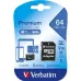 Verbatim 44084 Micro SDXC Premium, 64 GB, MicroSDXC, Class 10, 90 MB/s, Class 1 (U1) V10