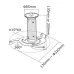 Neomounts BEAMER-C80 Beamer montage Plafondsteund, 15 kg, 8 - 15cm, 360