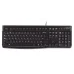 Logitech K120  Business Style Usb Keyboard [USB, 104-Key, Numpad, Durable, Black]