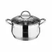 Bergner RVS Pannenset Gourmet - 4 Kookpannen met Deksels - Inductie Bergner RVS Pannenset Gourmet - 4 Kookpannen met Deksels - Inductie