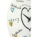 NeXtime klok 8030 Loving You, Ø43 cm, Wall, White/ Multi-color NeXtime klok 8030 Loving You, Ø43 cm, Wall, White/ Multi-color