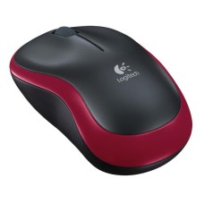 Logitech M185 Wireless Optical mouse red [RF 2.4Ghz, 1000 DPI, 3-Button, AA, 10m]