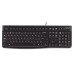 Logitech K120  Business Style Usb Keyboard [USB, 104-Key, Numpad, Durable, Black]