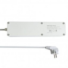 WOOX R4028 Smart Multi-plug/ slimme stekkerdoos, 3x Schuko, 4x USB, Powered by TUYA, White