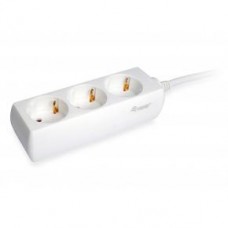 Equip 245550 Power strip, 3 AC outlet(s) Indoor, Type F, Type F, 1.5 mm², 1.5 m, White