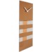 NeXtime klok 2855co Bold Stripes, 38x19 cm, Wall, Copper NeXtime klok 2855co Bold Stripes, 38x19 cm, Wall, Copper