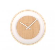 NeXtime klok 3046 Wood Loop, Ø30 cm, Wall, Wood NeXtime klok 3046 Wood Loop, Ø30 cm, Wall, Wood