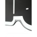 NeXtime klok 3072zw Thumbs up, 40.5x41.cm, Wall, Black/ Silver