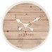NeXtime klok 3134wi Plank, Ø50 cm, Wall, White NeXtime klok 3134wi Plank, Ø50 cm, Wall, White