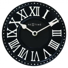 NeXtime klok 5187zw London Table, Ø16 cm, Wall, Black/ White NeXtime klok 5187zw London Table, Ø16 cm, Wall, Black/ White