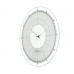 NeXtime klok 8125 Fancy Round, Ø43 cm, Wall, White/Silver NeXtime klok 8125 Fancy Round, Ø43 cm, Wall, White/Silver