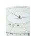 NeXtime klok 8125 Fancy Round, Ø43 cm, Wall, White/Silver NeXtime klok 8125 Fancy Round, Ø43 cm, Wall, White/Silver
