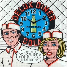 NeXtime klok 8167 Delux Diner, 43x43cm, Wall, Multi-color NeXtime klok 8167 Delux Diner, 43x43cm, Wall, Multi-color